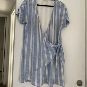 Peach love California wrap dress